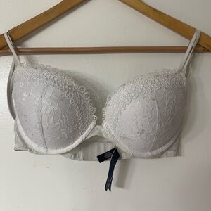 Very Sexy Push Up White Lace Bra